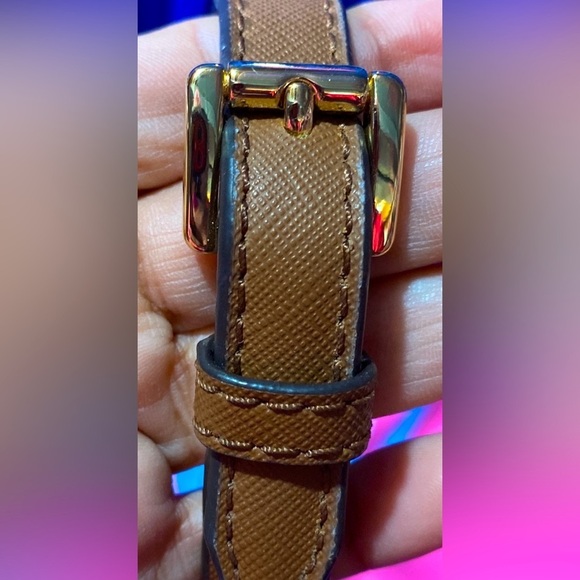 MICHAEL KORS Jet Set Travel Signature PVC Medium Logo Chain Crossbody Bag, EUC - Picture 10 of 14